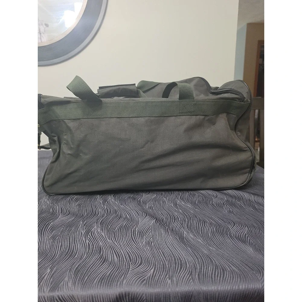 Vintage Ricardo Beverly Hills Forest Green Travel Duffel Bag Overnighter...
